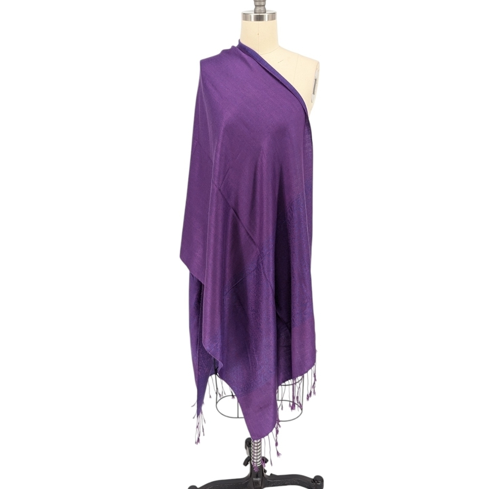 Pashmina Deep Purple Wrap